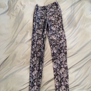 Emily Hsu Designs skull leggings size S